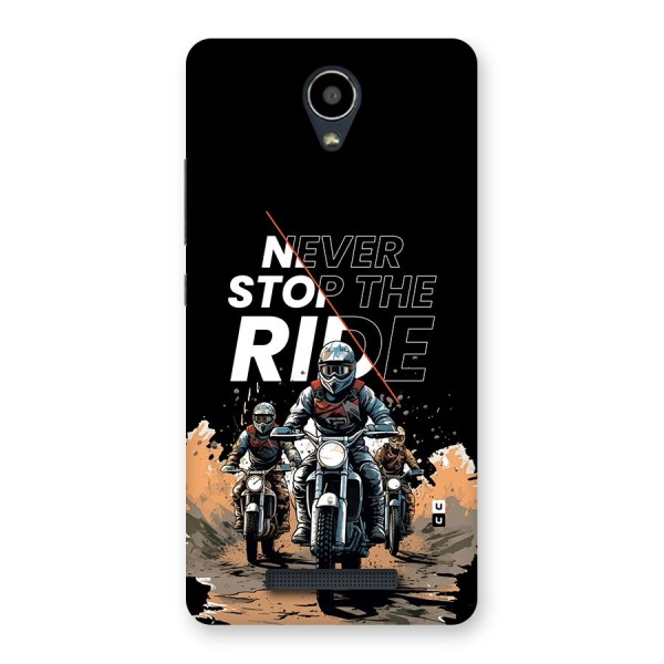 Never Stop ride Back Case for Redmi Note 2