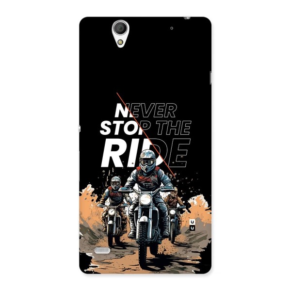 Never Stop ride Back Case for Xperia C4