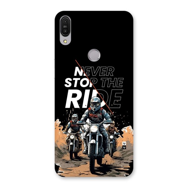 Never Stop ride Back Case for Zenfone Max Pro M1