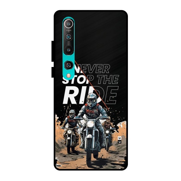 Never Stop ride Metal Back Case for Mi 10
