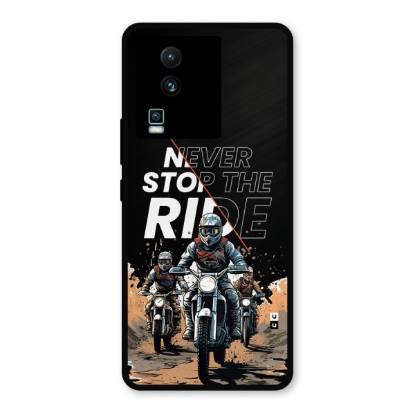 Never Stop ride Metal Back Case for iQOO Neo 7 Pro