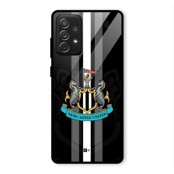 New Castle United Glass Back Case for Galaxy A72