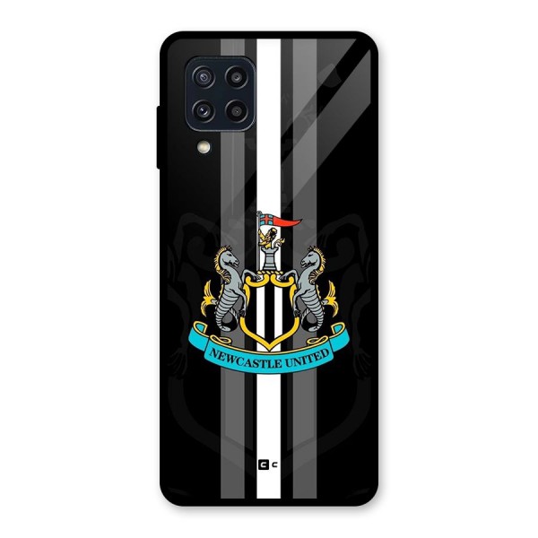 New Castle United Glass Back Case for Galaxy M32