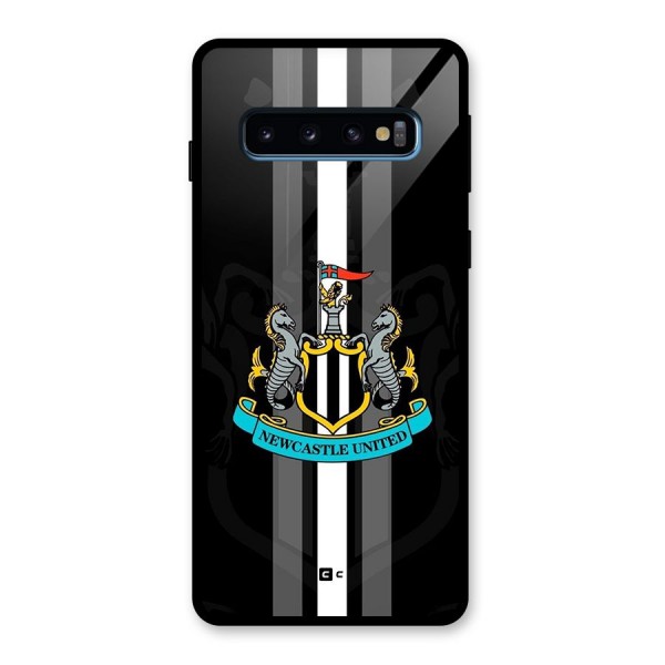 New Castle United Glass Back Case for Galaxy S10