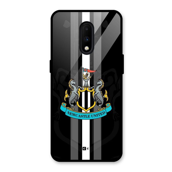 New Castle United Glass Back Case for OnePlus 7
