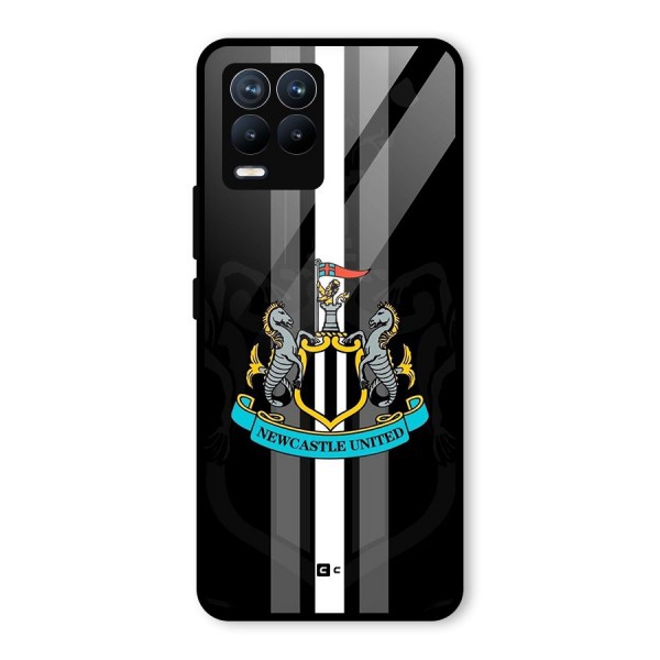 New Castle United Glass Back Case for Realme 8 Pro