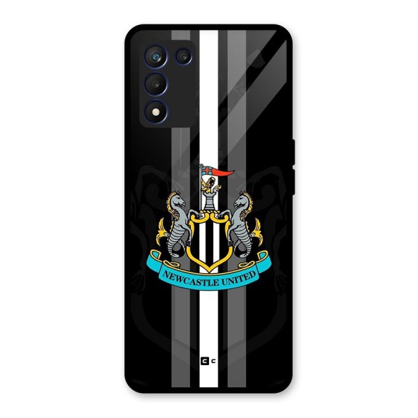 New Castle United Glass Back Case for Realme 9 5G Speed