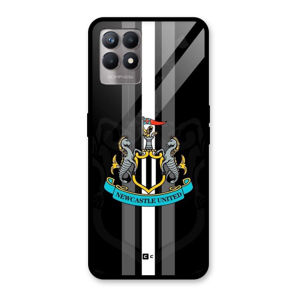 New Castle United Glass Back Case for Realme Narzo 50