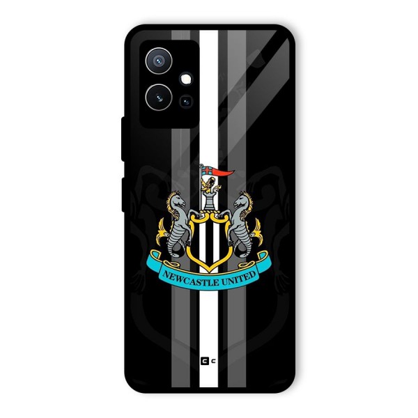 New Castle United Glass Back Case for Vivo iQOO Z6