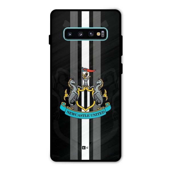 New Castle United Metal Back Case for Galaxy S10 Plus