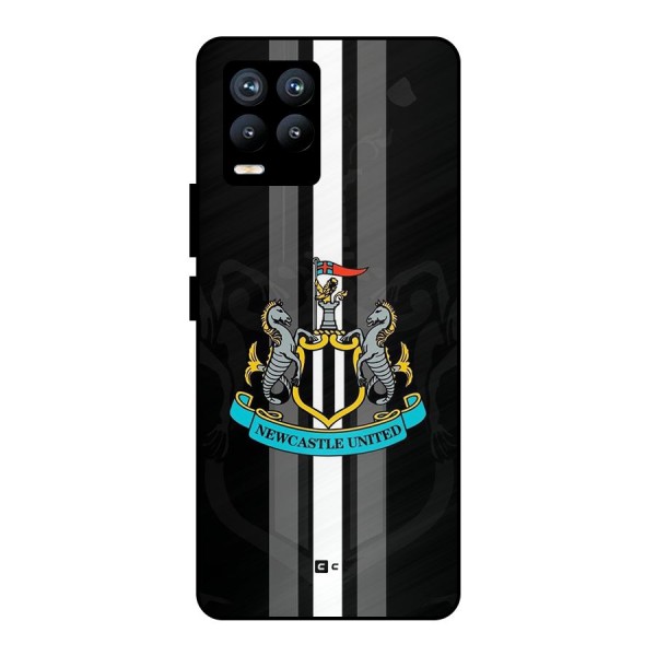 New Castle United Metal Back Case for Realme 8 Pro
