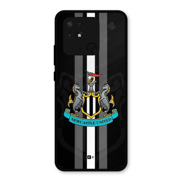 New Castle United Metal Back Case for Redmi 10 Power