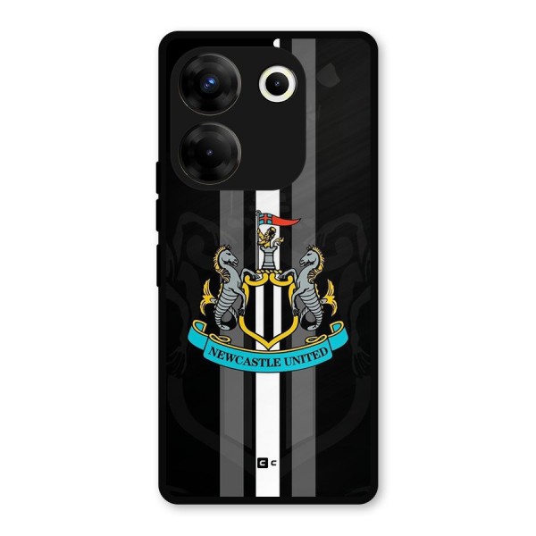 New Castle United Metal Back Case for Tecno Camon 20