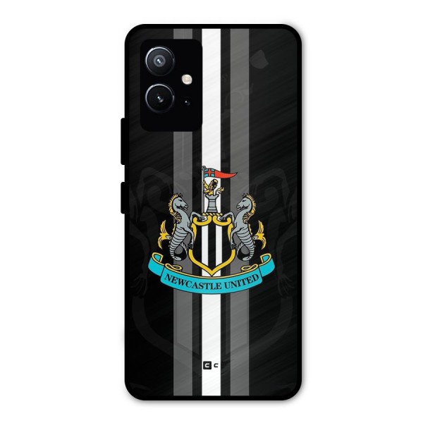 New Castle United Metal Back Case for Vivo T1 5G