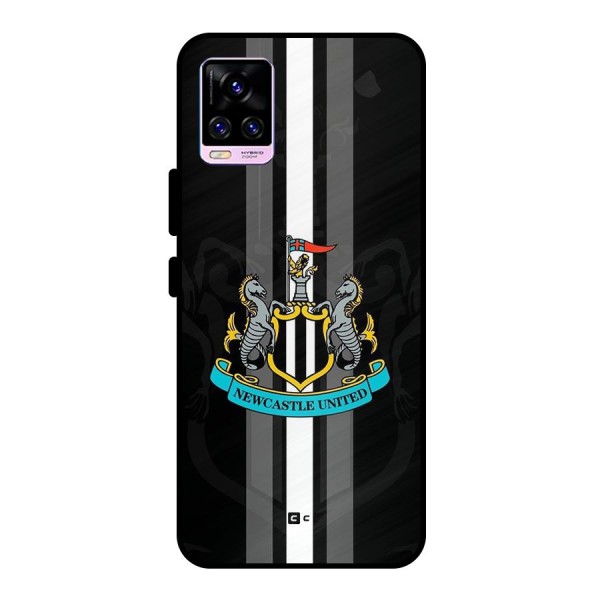 New Castle United Metal Back Case for Vivo V20 Pro