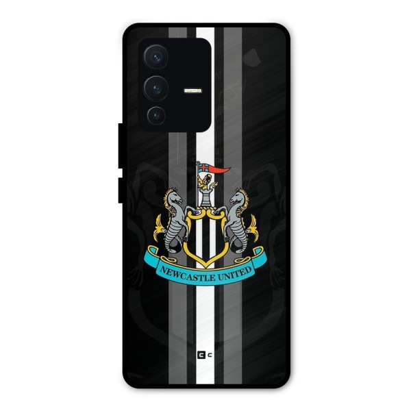 New Castle United Metal Back Case for Vivo V23 Pro