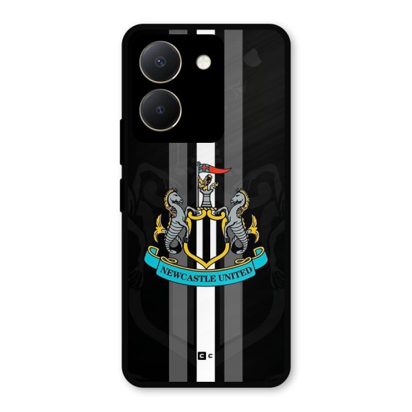 New Castle United Metal Back Case for Vivo Y36