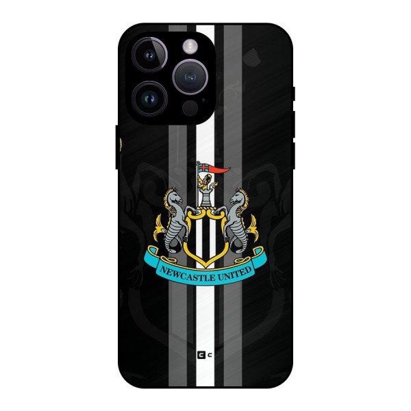 New Castle United Metal Back Case for iPhone 14 Pro Max