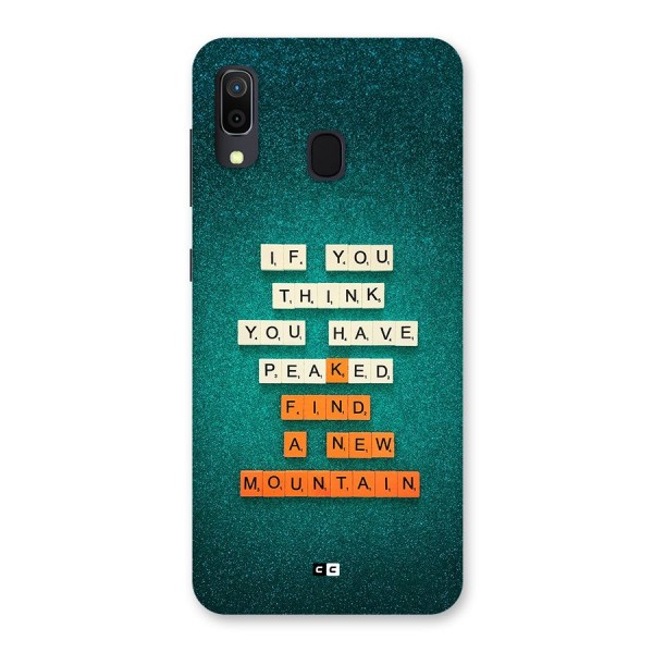 New Mountain Back Case for Galaxy A20