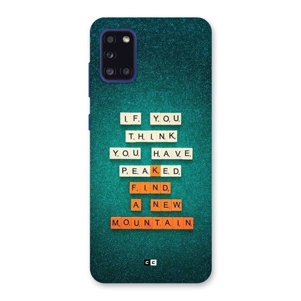New Mountain Back Case for Galaxy A31