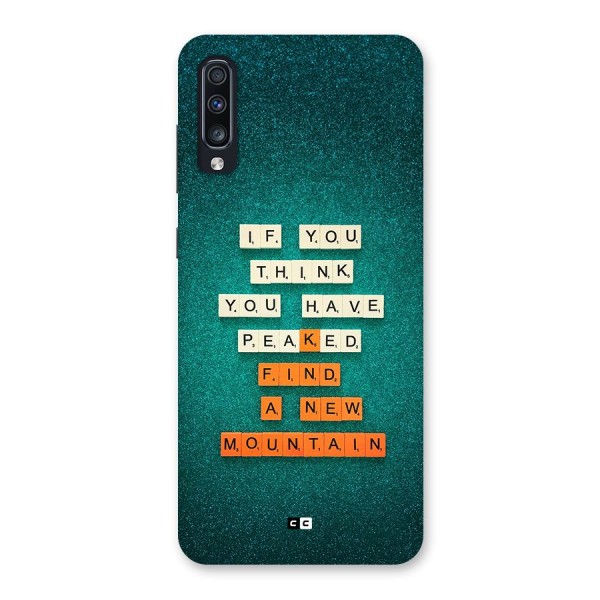 New Mountain Back Case for Galaxy A70