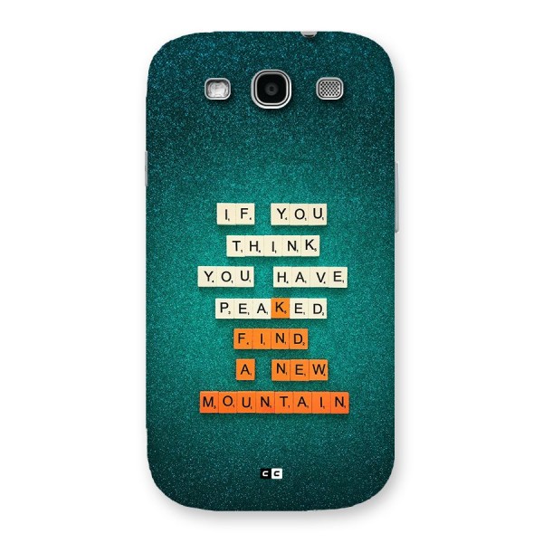New Mountain Back Case for Galaxy S3