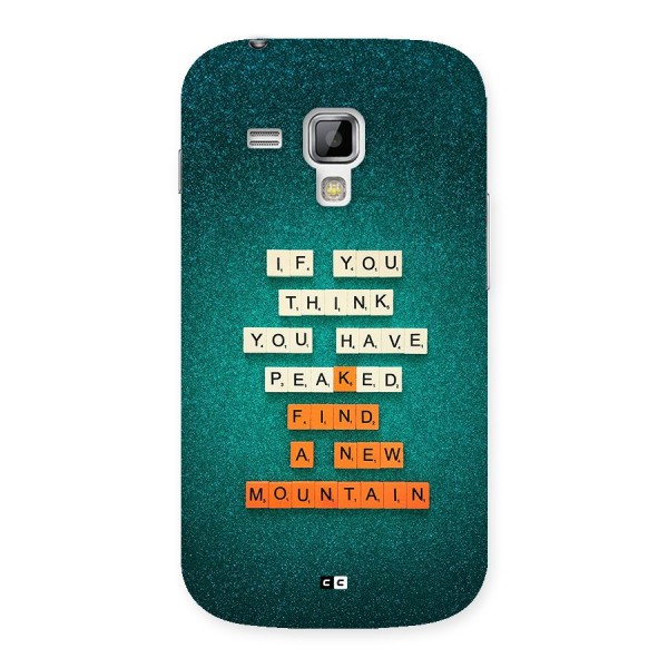 New Mountain Back Case for Galaxy S Duos