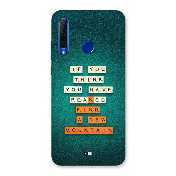 New Mountain Back Case for Honor 20i