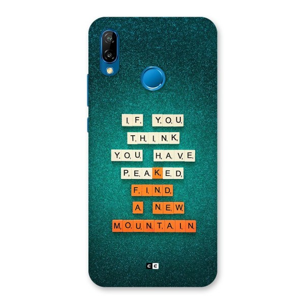 New Mountain Back Case for Huawei P20 Lite
