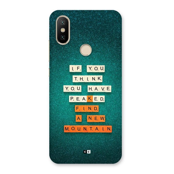 New Mountain Back Case for Mi A2