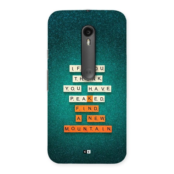 New Mountain Back Case for Moto G3