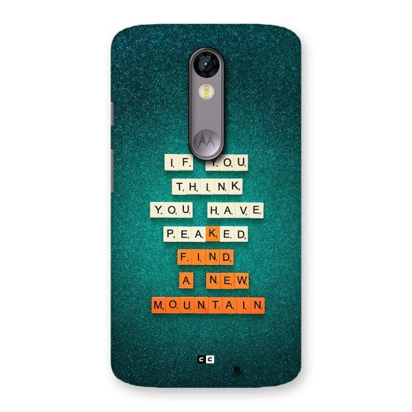 New Mountain Back Case for Moto X Force