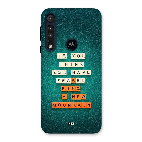 New Mountain Back Case for Motorola One Macro