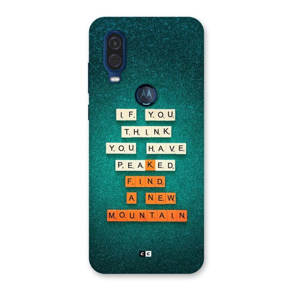 New Mountain Back Case for Motorola One Vision