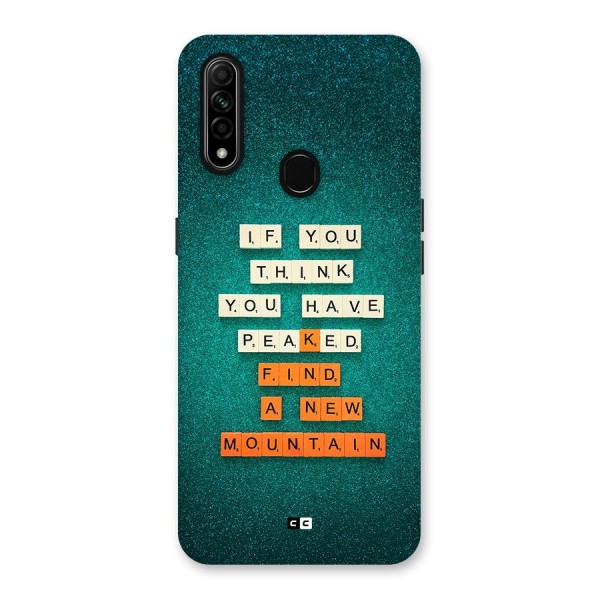 New Mountain Back Case for Oppo A31
