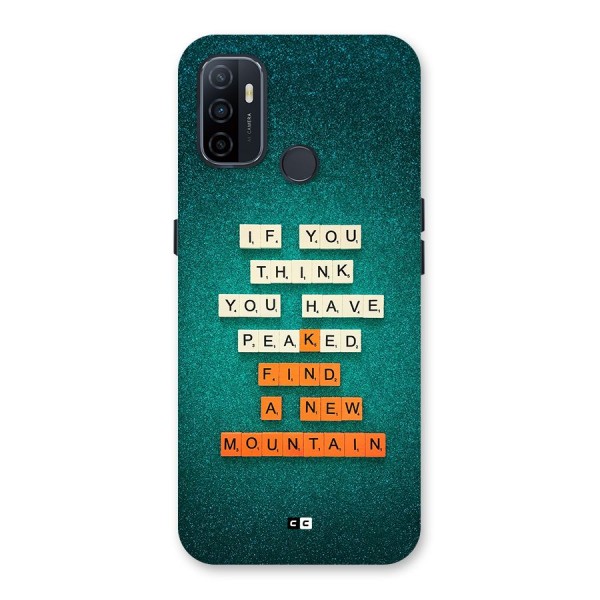 New Mountain Back Case for Oppo A32