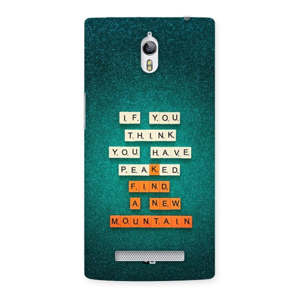 New Mountain Back Case for Oppo Find 7