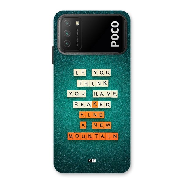 New Mountain Back Case for Poco M3
