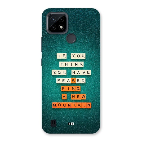 New Mountain Back Case for Realme C21