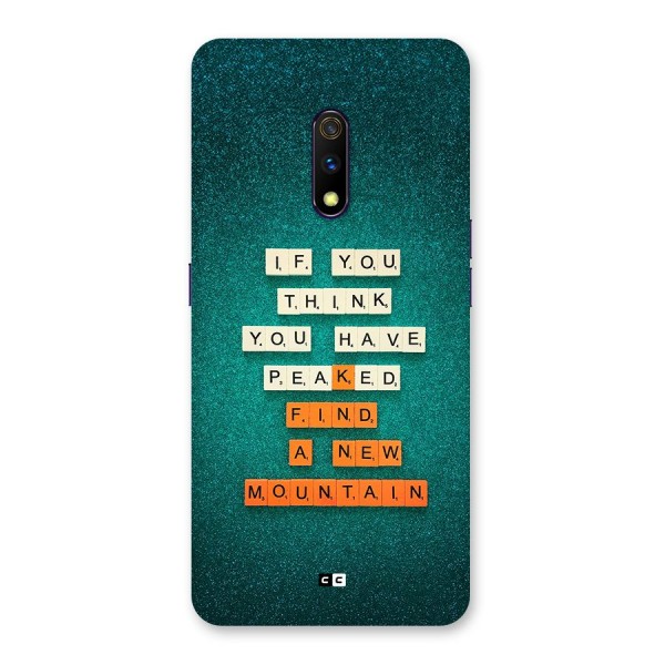 New Mountain Back Case for Realme X