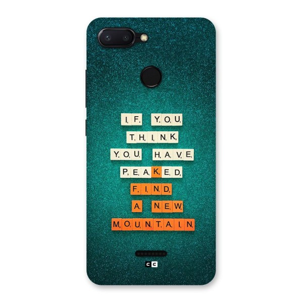 New Mountain Back Case for Redmi 6