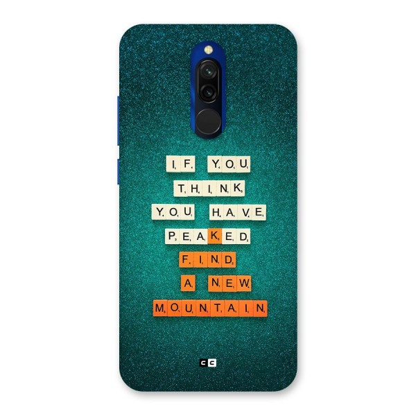 New Mountain Back Case for Redmi 8
