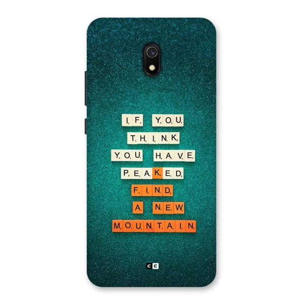 New Mountain Back Case for Redmi 8A
