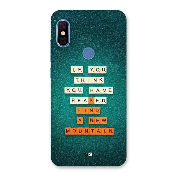 New Mountain Back Case for Redmi Note 6 Pro
