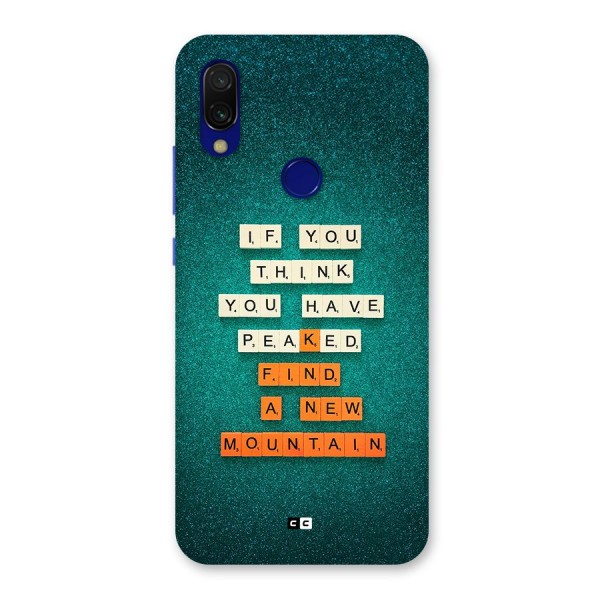 New Mountain Back Case for Redmi Y3