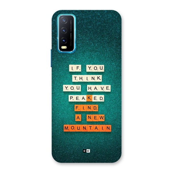 New Mountain Back Case for Vivo Y12s