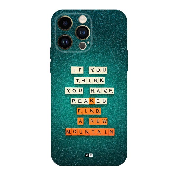 New Mountain Back Case for iPhone 14 Pro Max