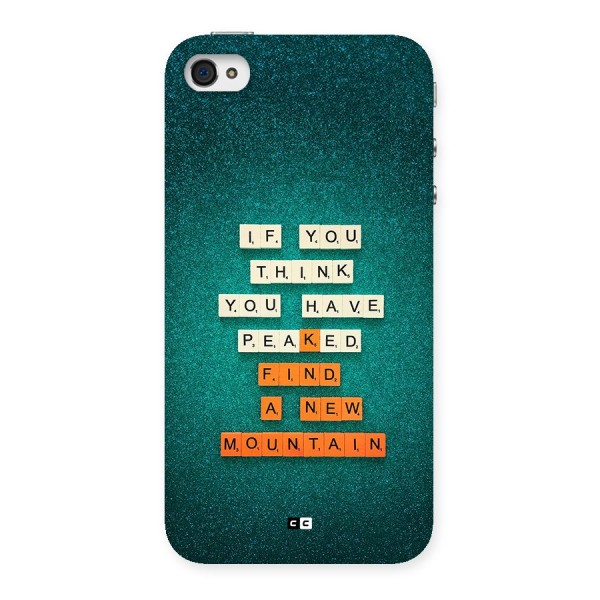 New Mountain Back Case for iPhone 4 4s