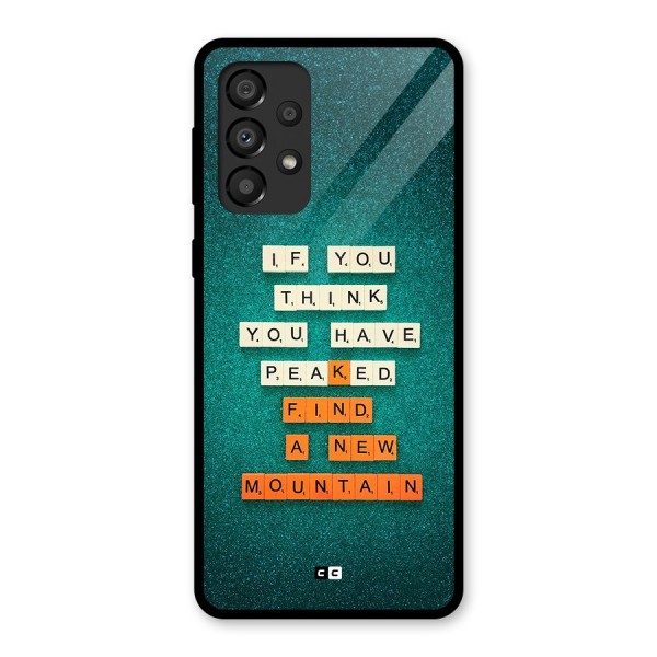 New Mountain Glass Back Case for Galaxy A33 5G
