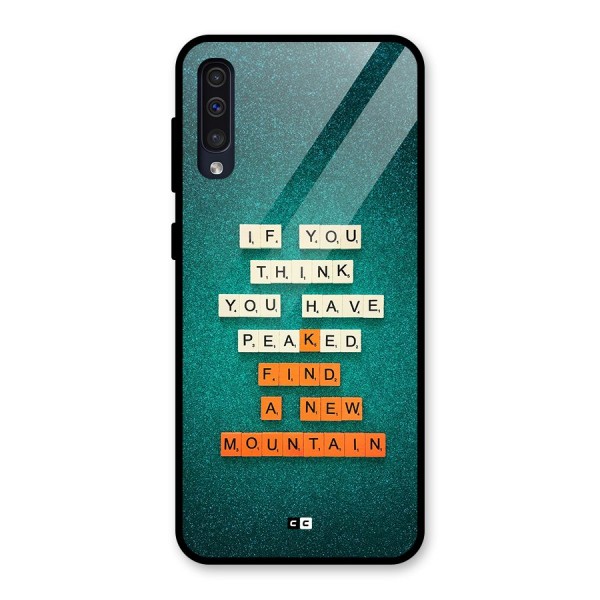 New Mountain Glass Back Case for Galaxy A50